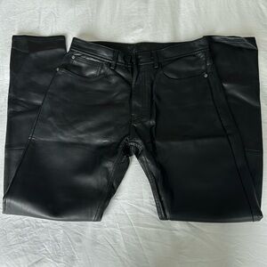 MENS ZARA LEATHER PANTS [29]